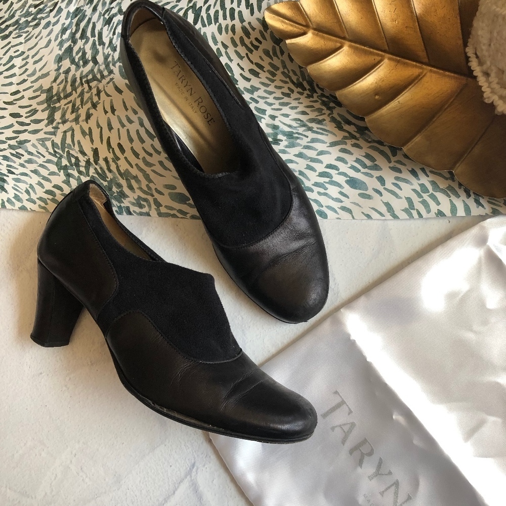 Taryn Rose Black Shoeties Booties 37